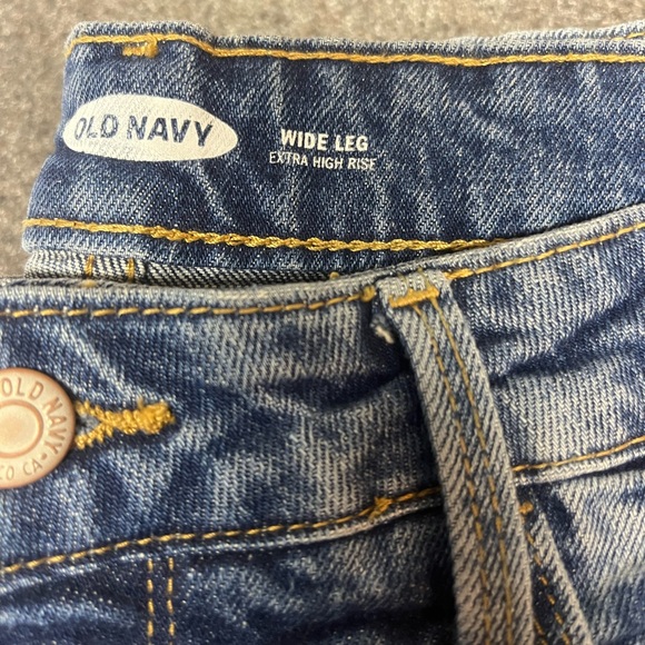 OLD NAVY Jeans Wide Leg Extra High Rise-10T - Picture 3 of 3